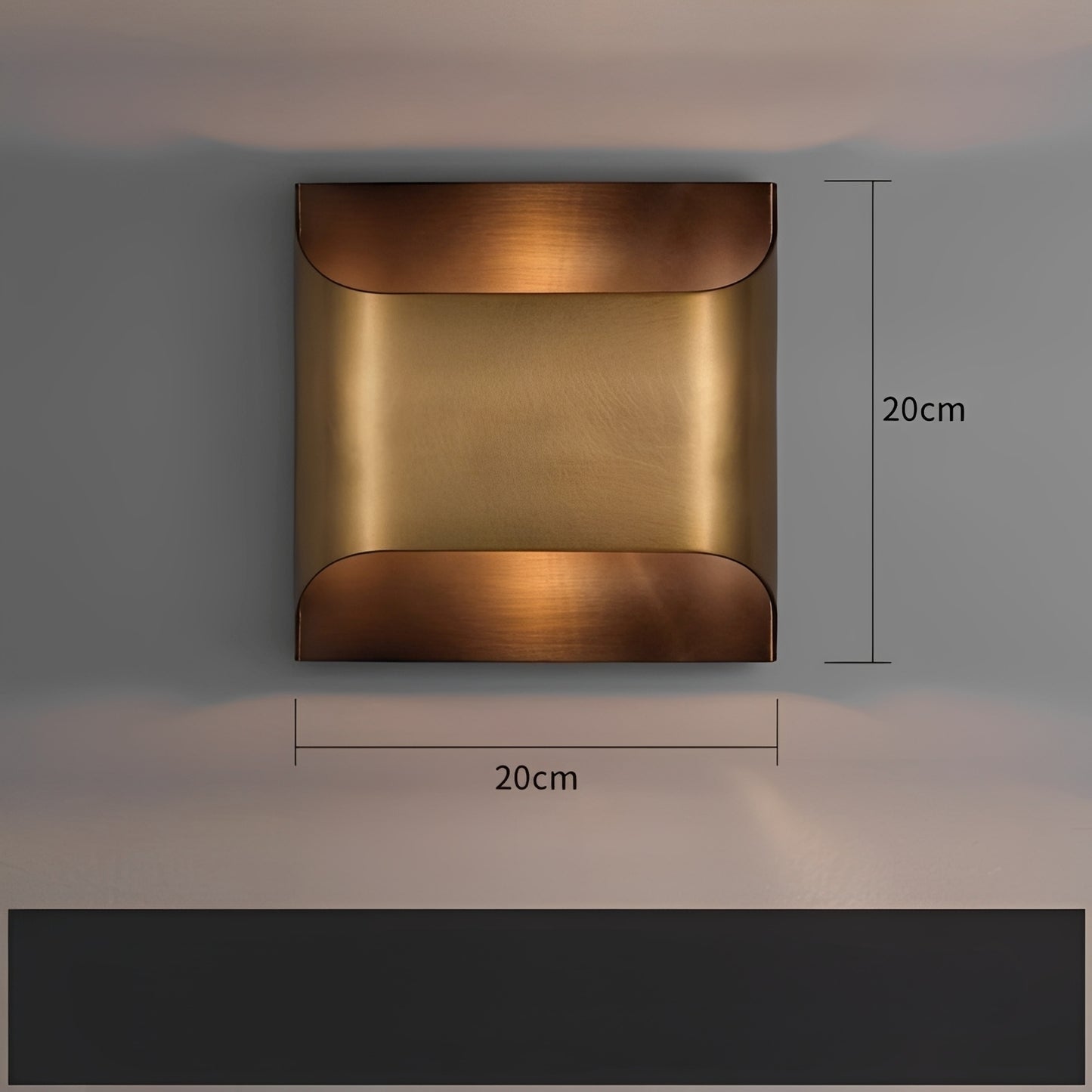 Cairo – Moderne Minimalistische Vollkupfer-Wandleuchte