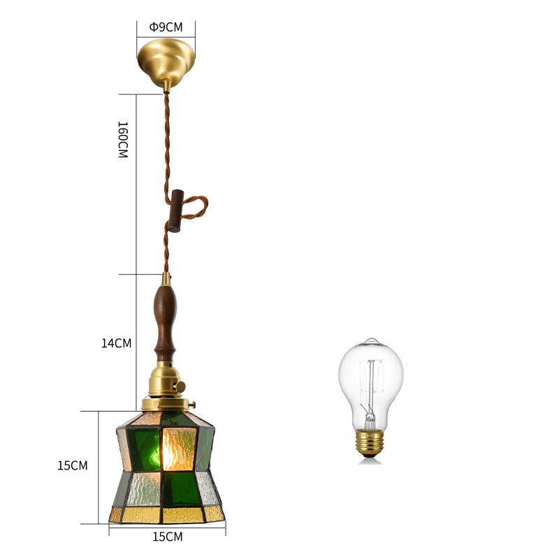 Tiffany – Handgefertigte Glas-Pendelleuchte