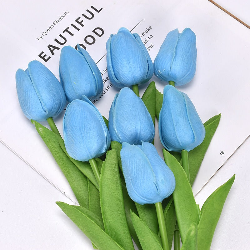 Talia – Mini-Tulpen aus PU als künstliche Dekoblumen