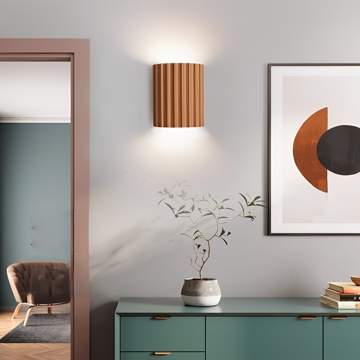 Mila – Kreative Macaron-Wandleuchte