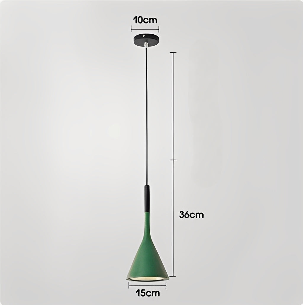 Arashi – Moderne Aluminium-Horn-Hängelampe