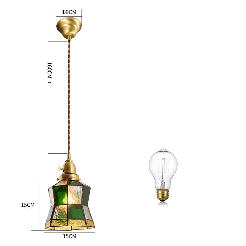 Tiffany – Handgefertigte Glas-Pendelleuchte