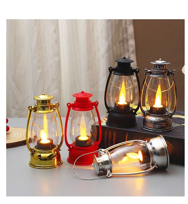 Yareli – Tragbare Retro Nachtlampe mit Schwingflamme