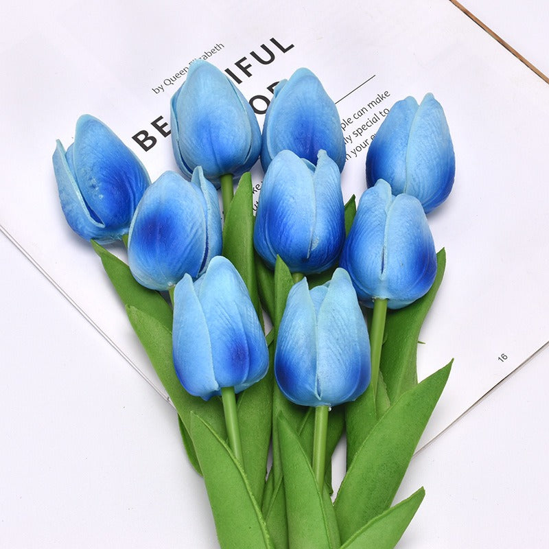 Talia – Mini-Tulpen aus PU als künstliche Dekoblumen