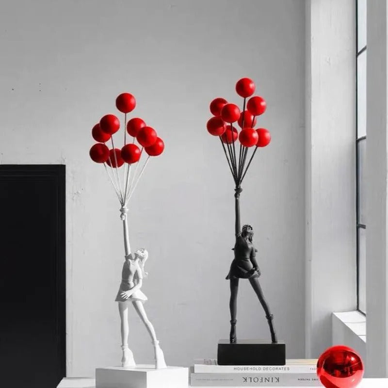 Aveline – Moderne Bubble Girl Skulptur