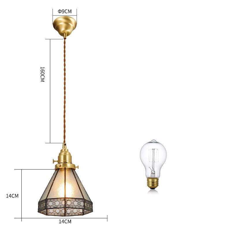 Tiffany – Handgefertigte Glas-Pendelleuchte