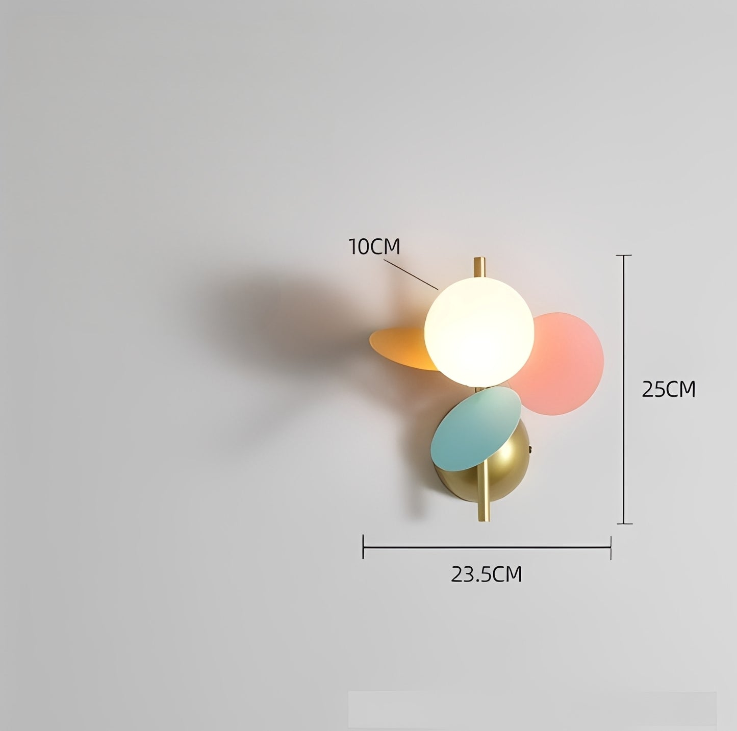 Mara – Kreative Macaron-Wandleuchte