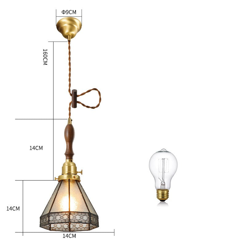 Tiffany – Handgefertigte Glas-Pendelleuchte
