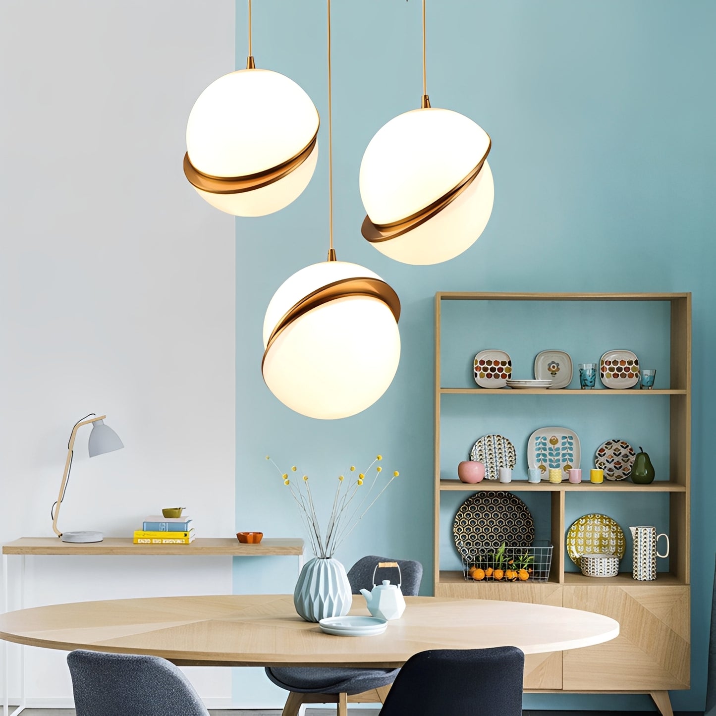 Sorin – Nordische Light-Luxury Kugel-Hängeleuchte