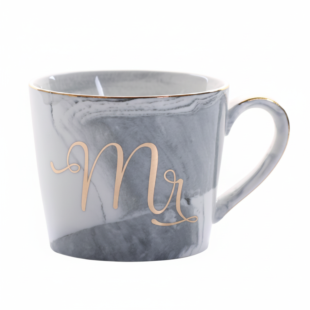Maris – Nordische Marmorierte Keramiktasse