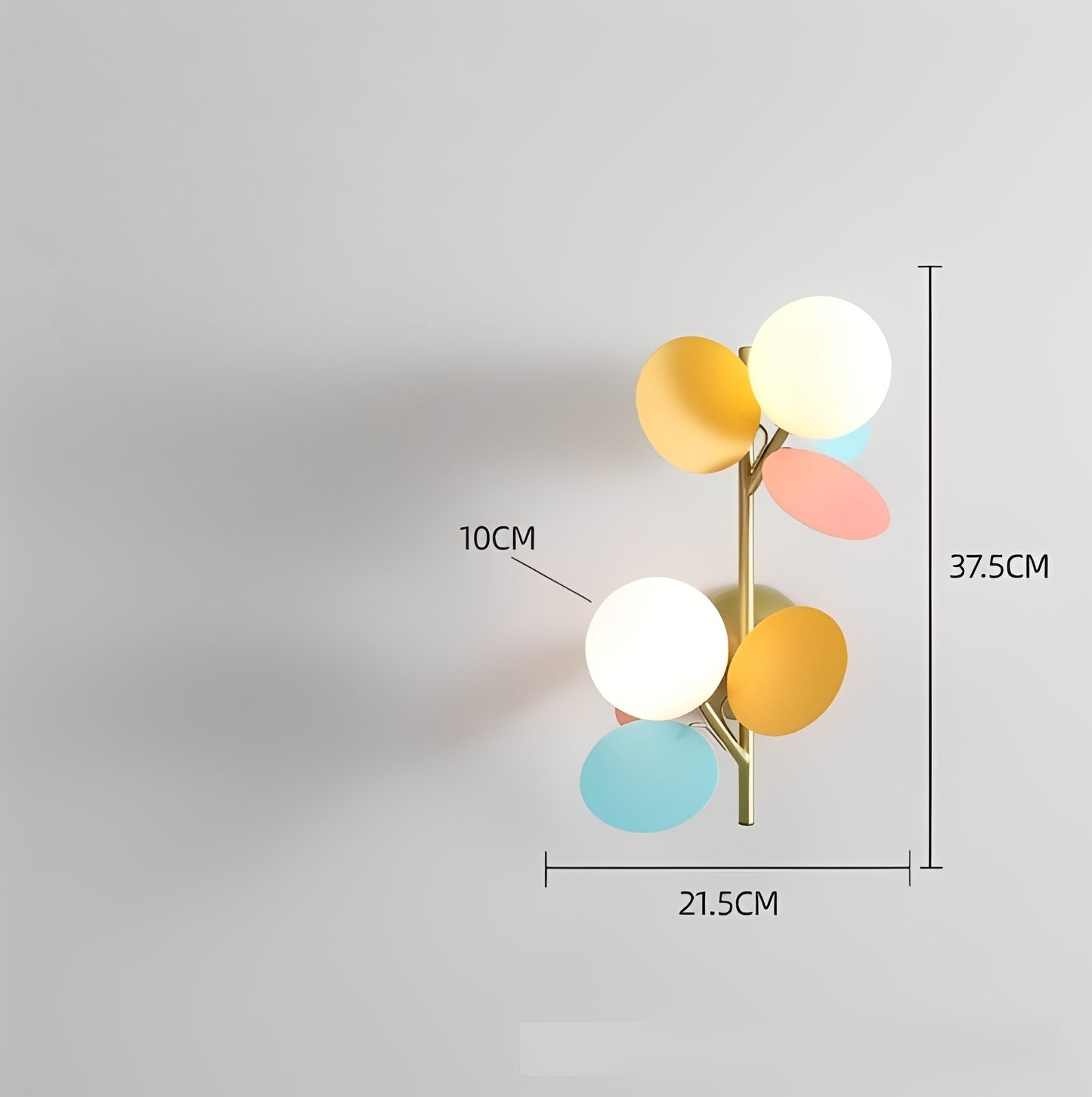 Mara – Kreative Macaron-Wandleuchte