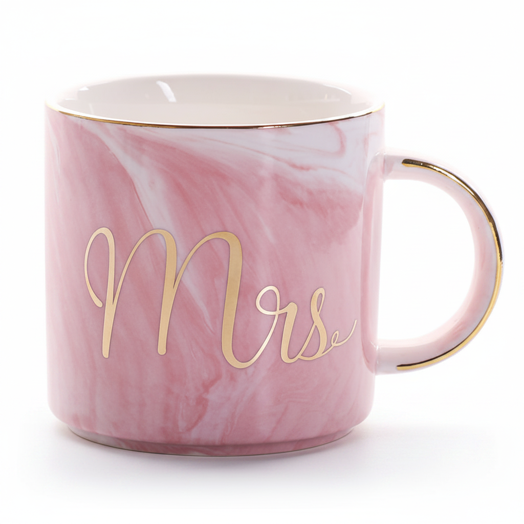 Maris – Nordische Marmorierte Keramiktasse