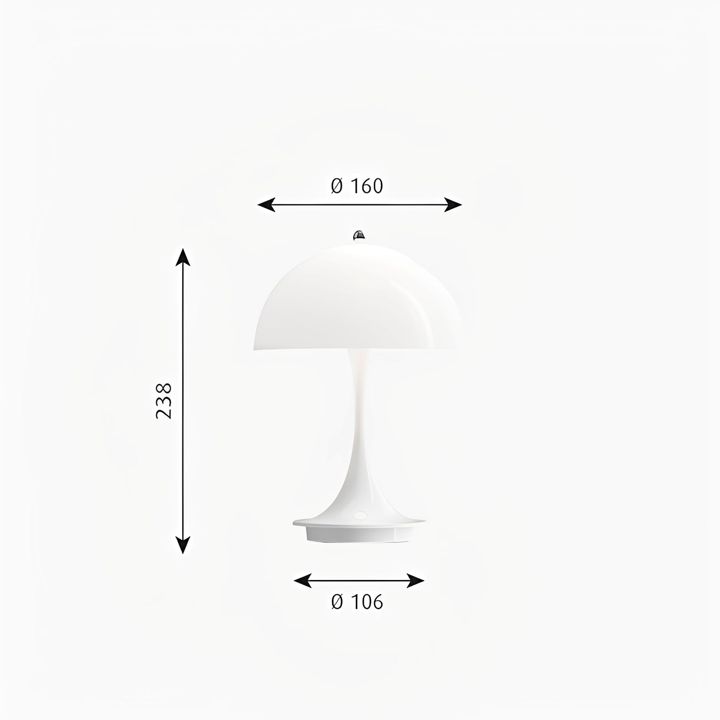 Felix – USB-geladene Pilz-Tischlampe