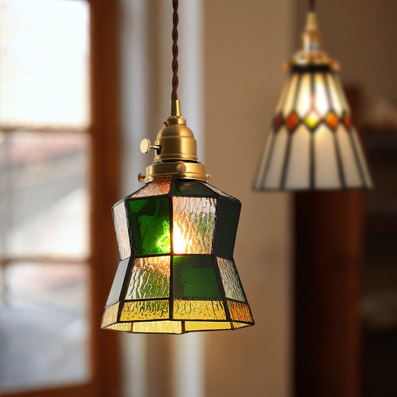 Tiffany – Handgefertigte Glas-Pendelleuchte