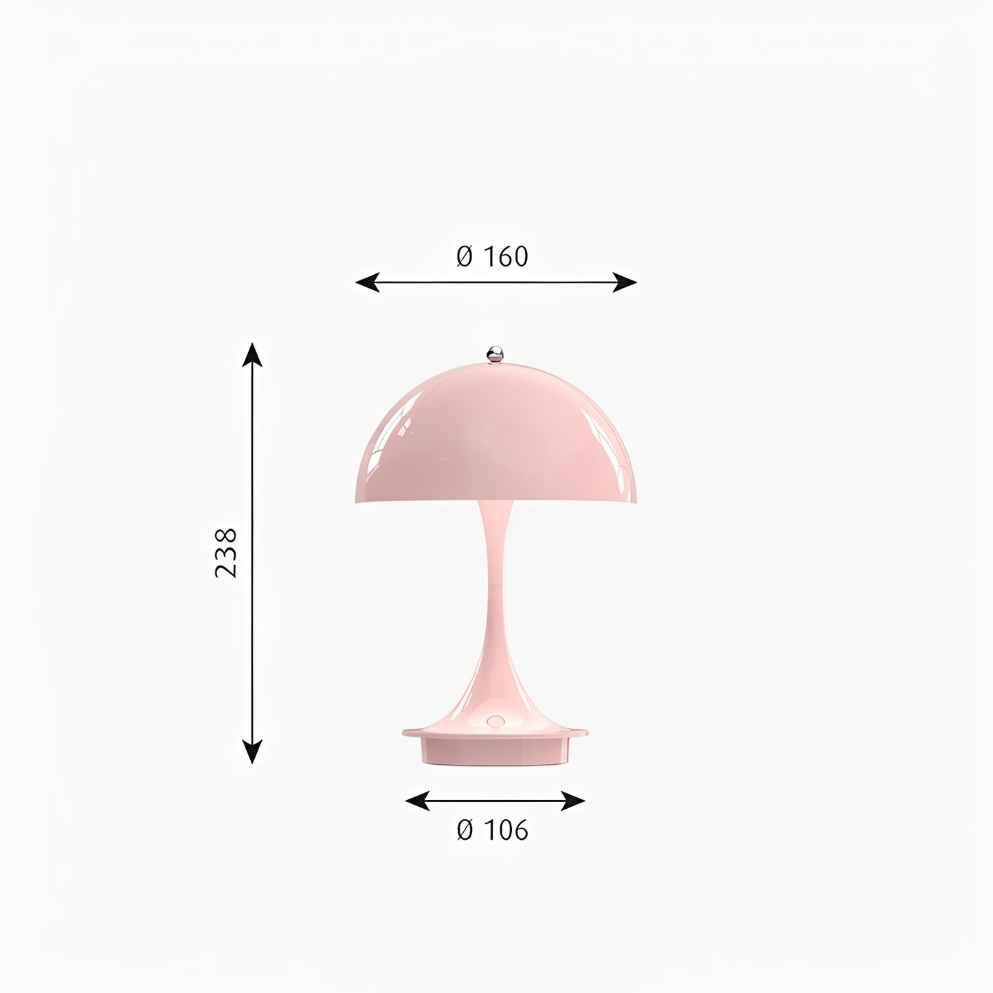 Felix – USB-geladene Pilz-Tischlampe