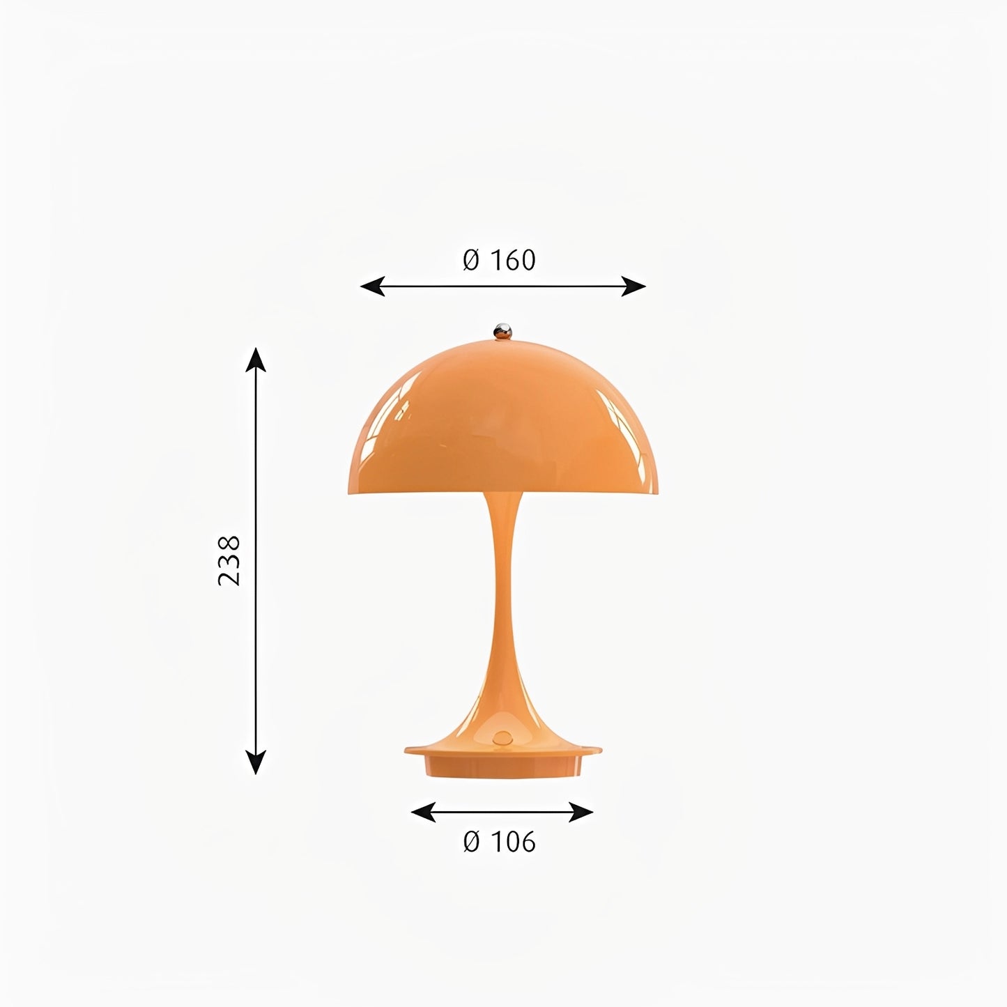Felix – USB-geladene Pilz-Tischlampe