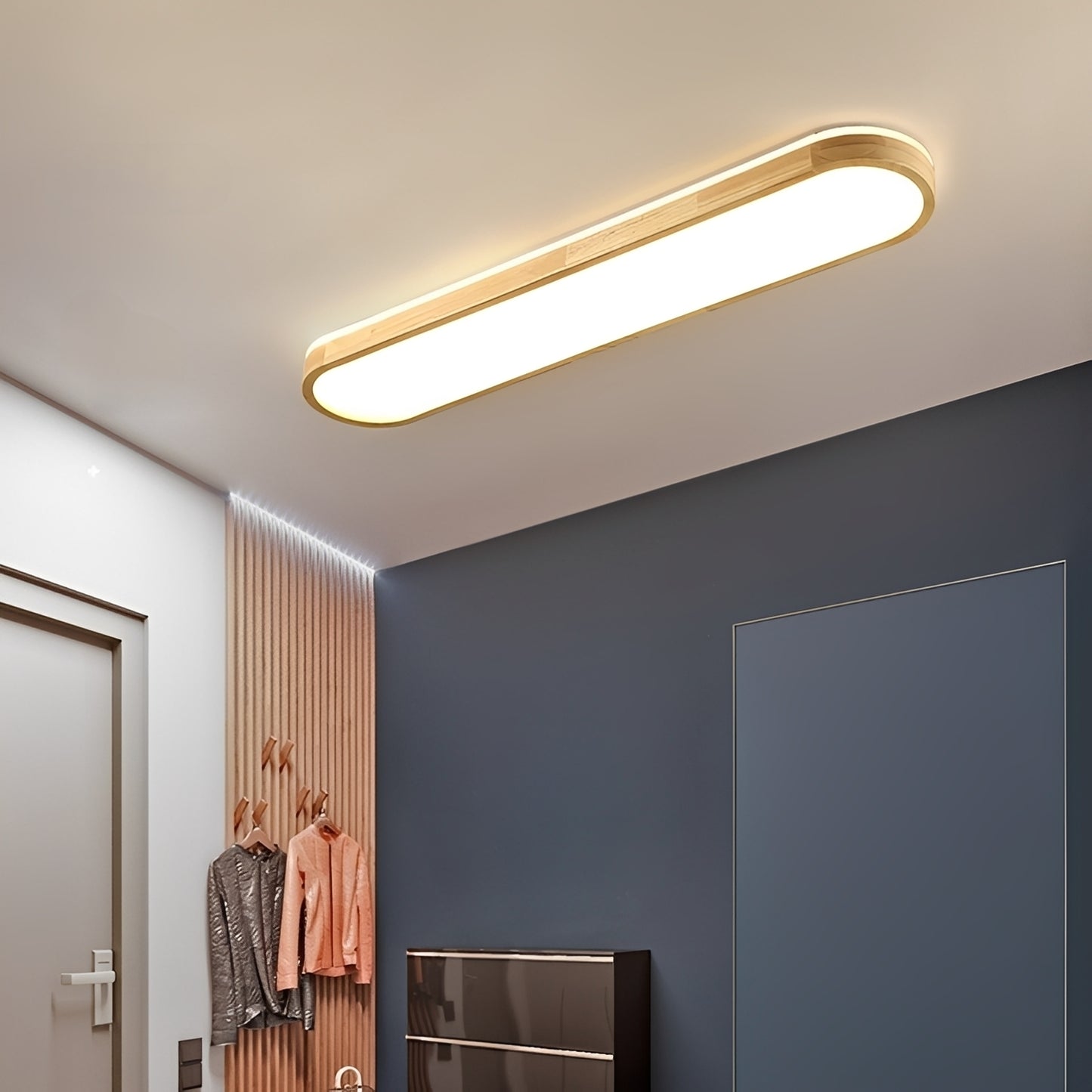 Draco – Stylische Ovale Acryl-LED-Deckenleuchte