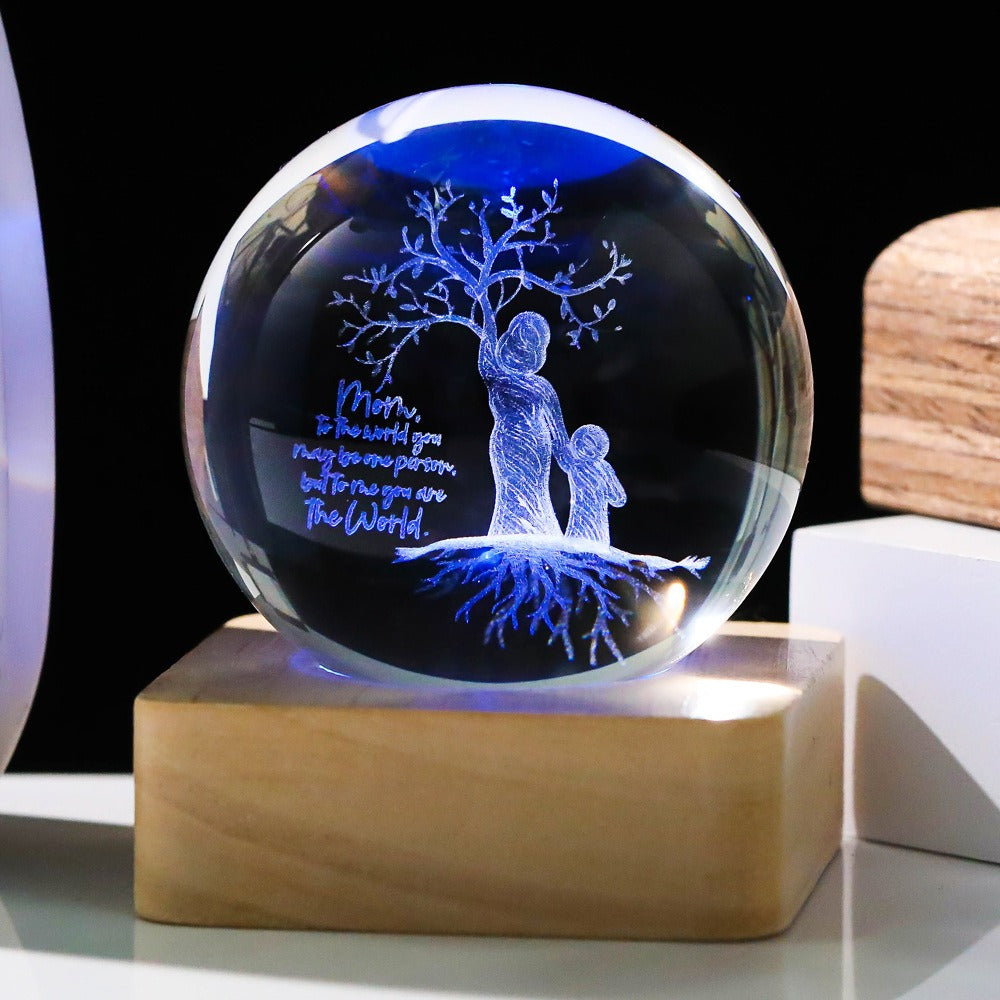 Aura – 3D Kristallkugel
