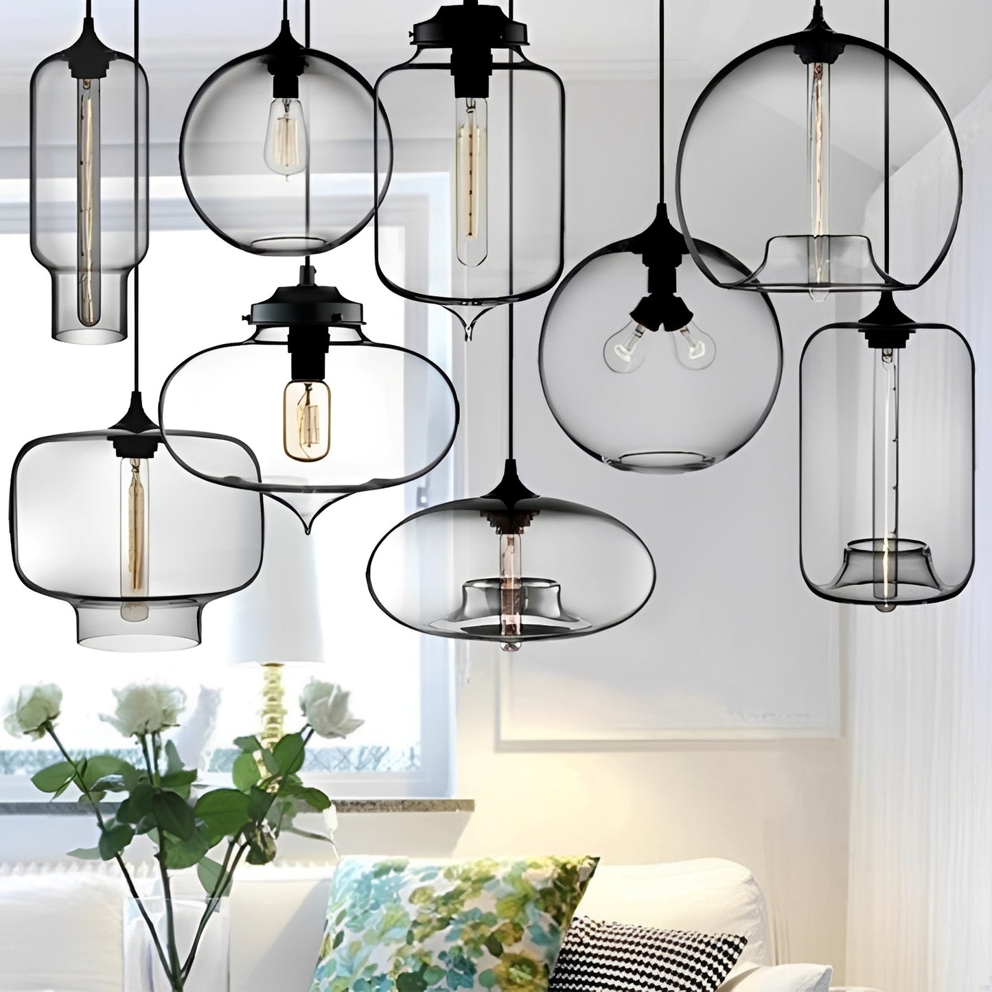 Lennart – Moderne Glas-Pendelleuchte