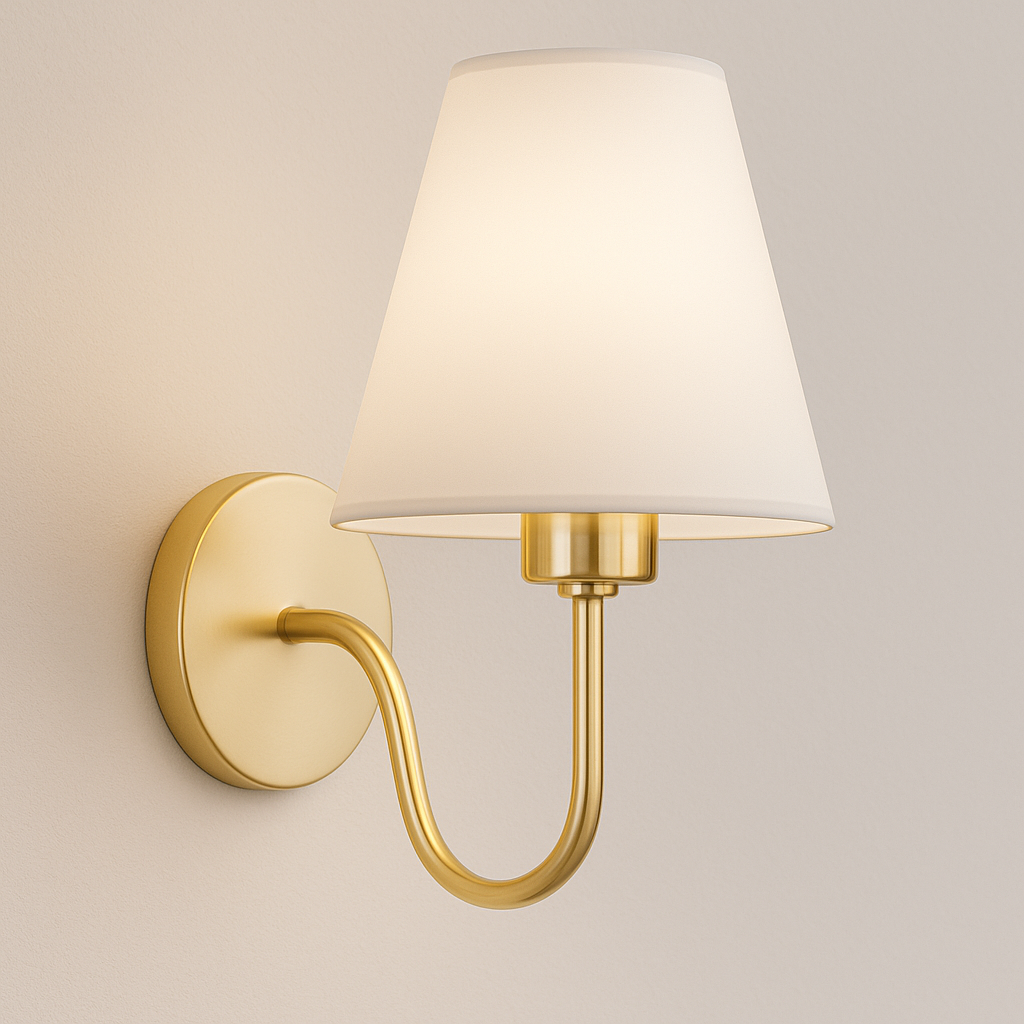 Erik – Moderne Stoff-Wandlampe
