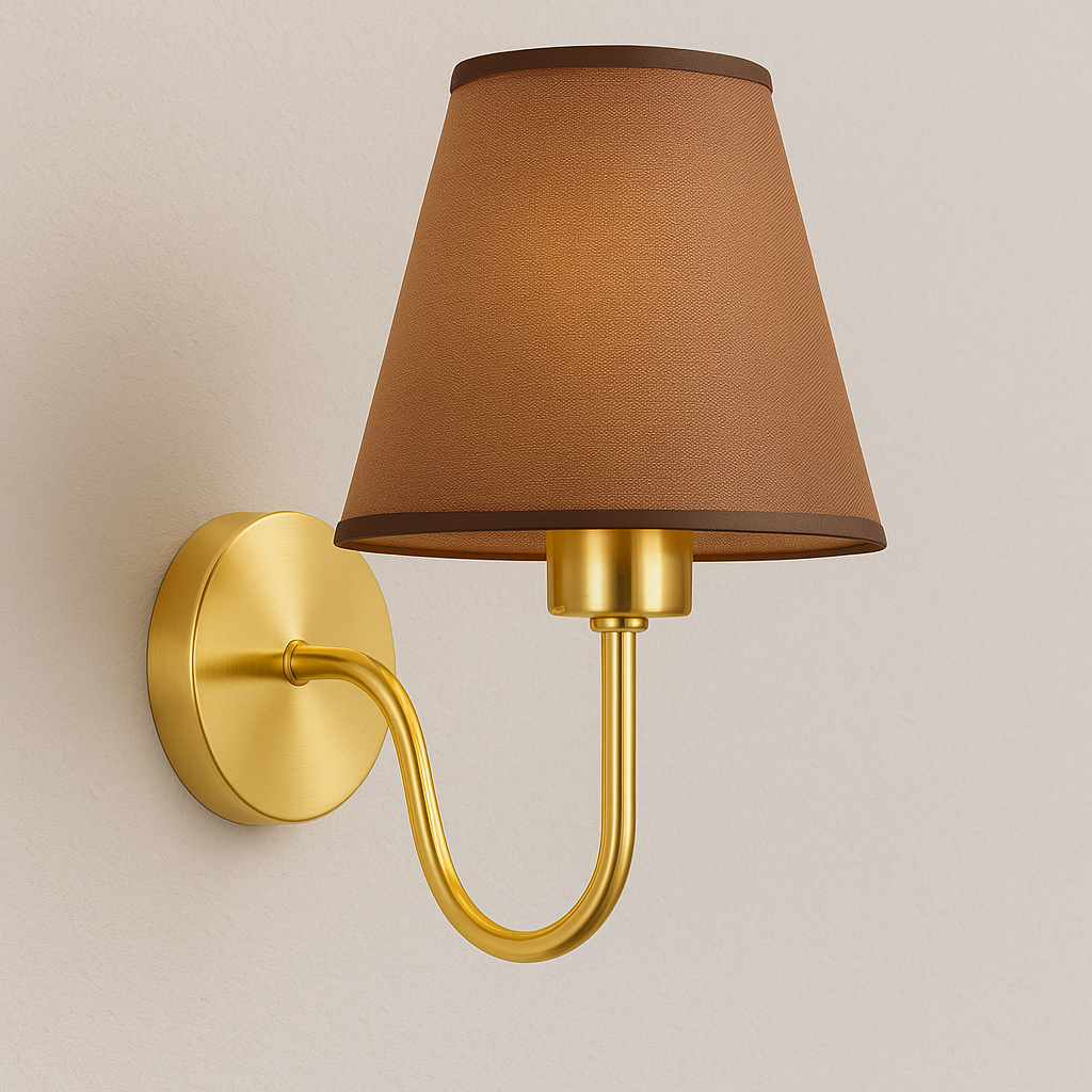 Erik – Moderne Stoff-Wandlampe