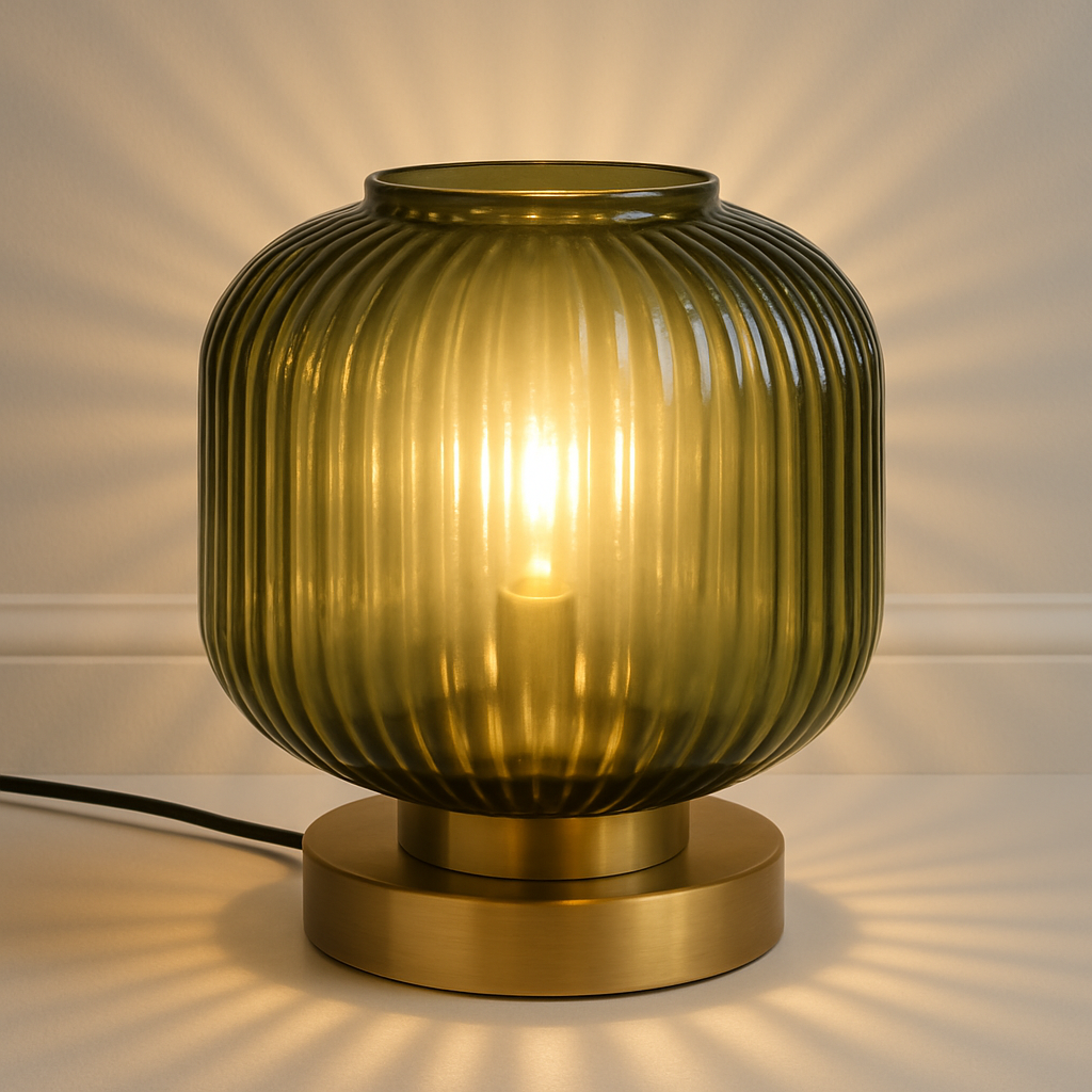 Luma – Minimalistische Glas-Schreibtischlampe