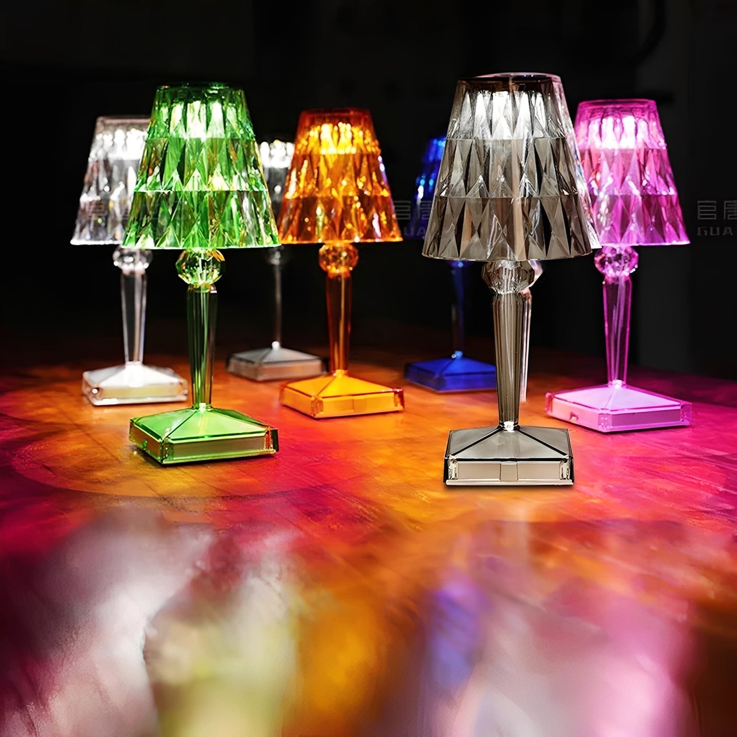 Lysandra – Luxuriöse Kristall-Schreibtischlampe