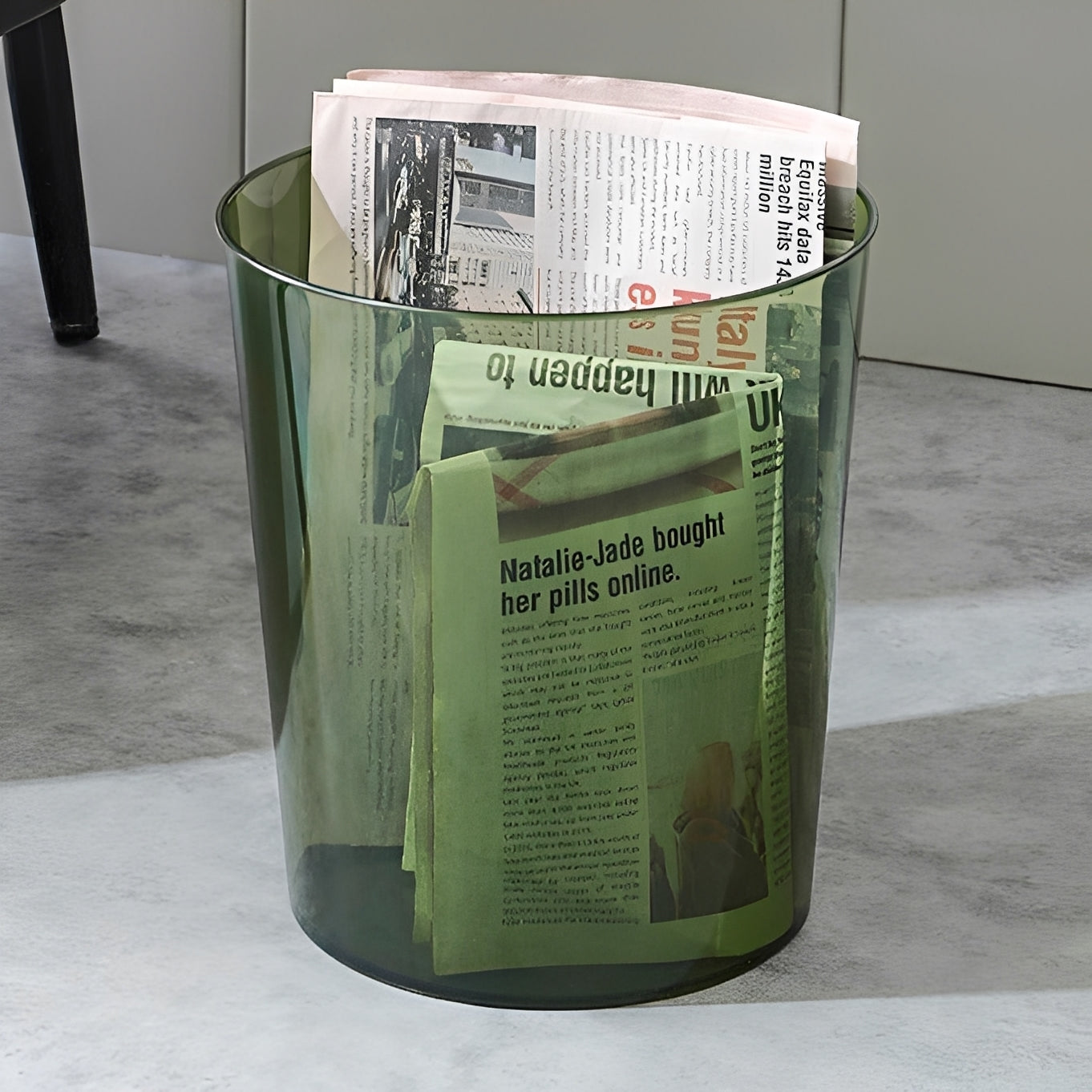 Maki – Transparenter Mülleimer