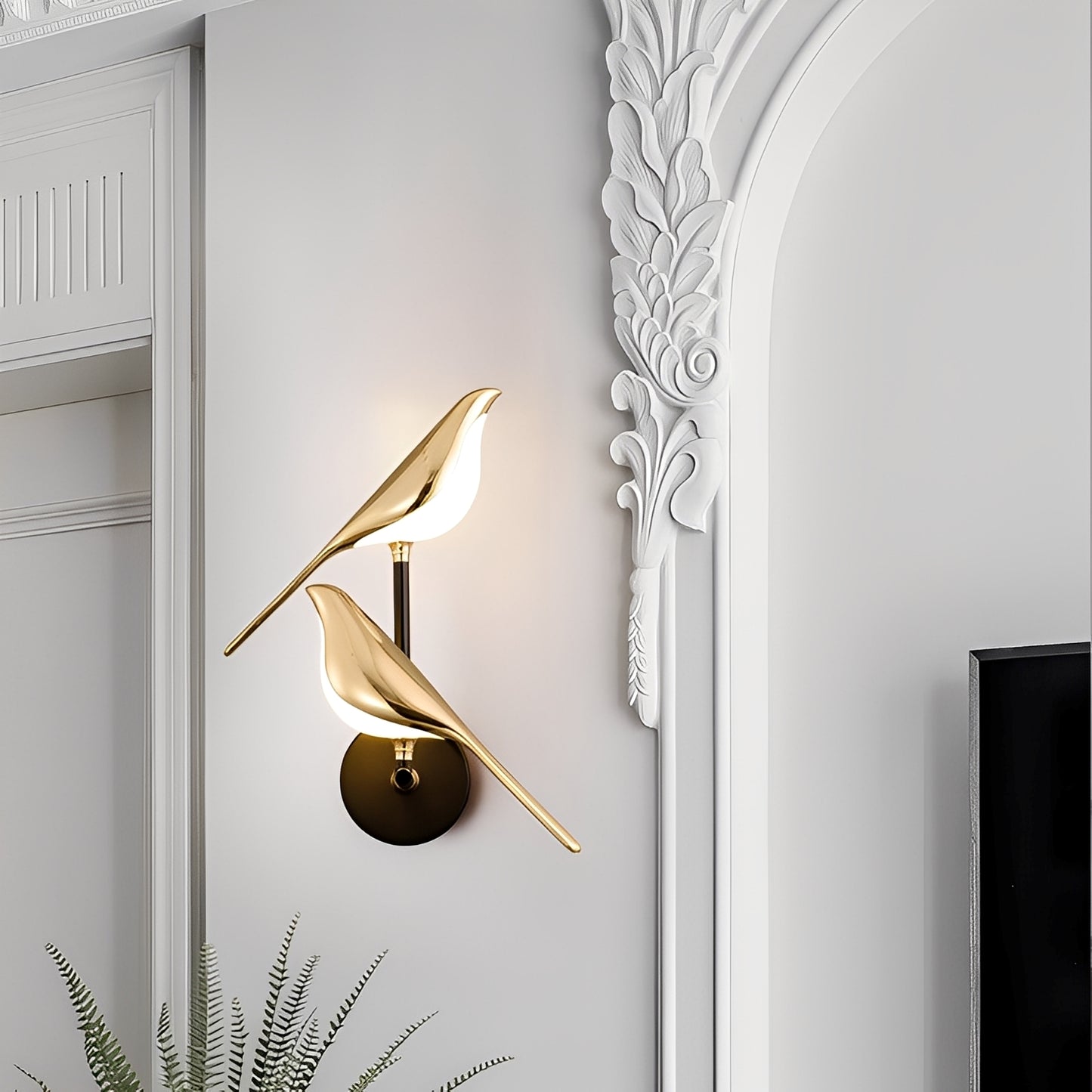 Amira – Kreative Wandleuchte in Vogel-Form