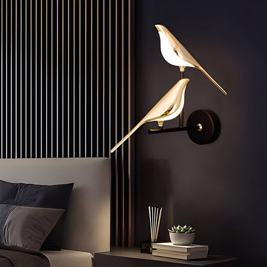 Amira – Kreative Wandleuchte in Vogel-Form