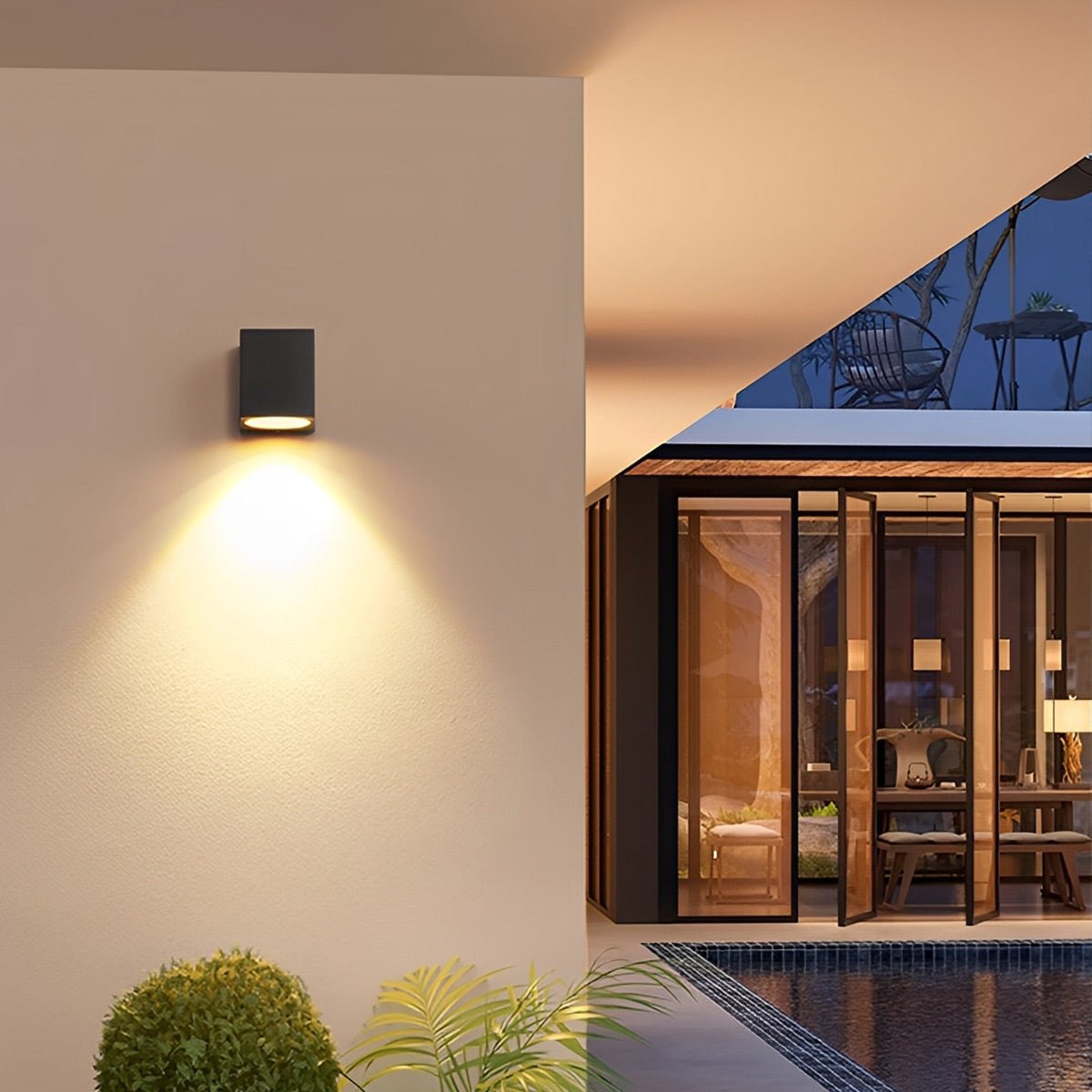 Lora – Moderne Quadratische Außen-Wand-Waschanlage