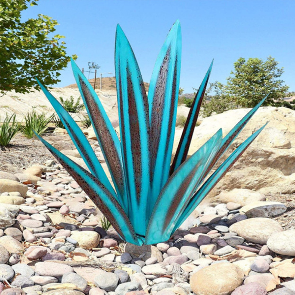 Marvida – Metall-Tequila Blattskulptur