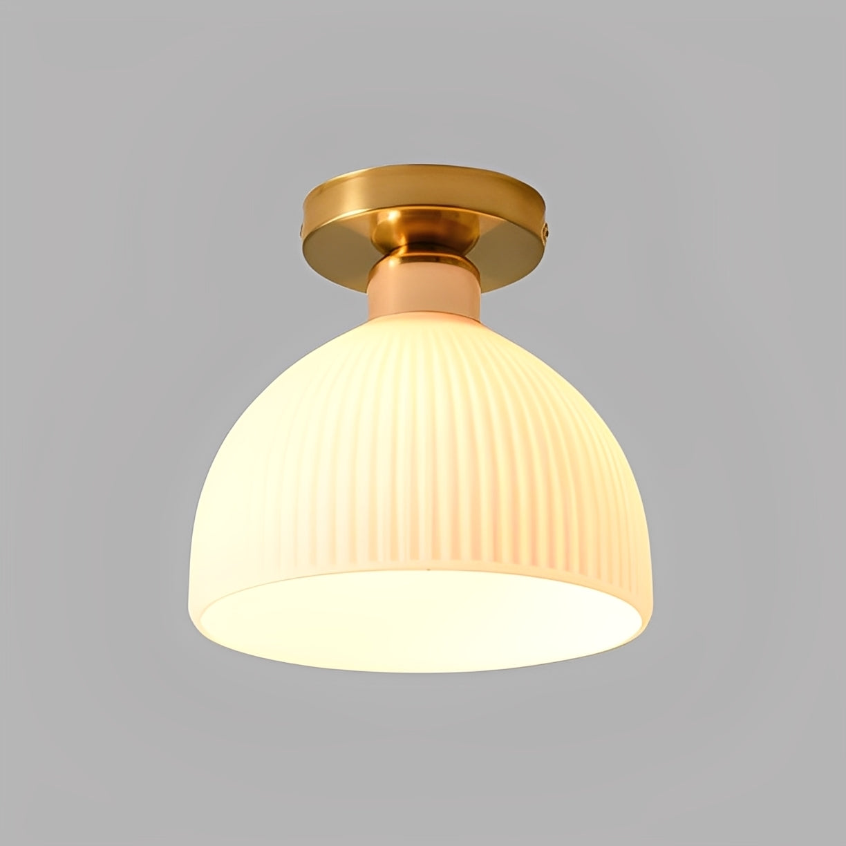 Liora – Moderne Milchglas-Plafondlampe