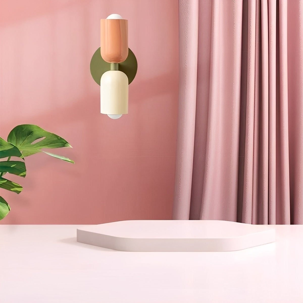 Damien – Moderne Doppelkopf-Tischlampe