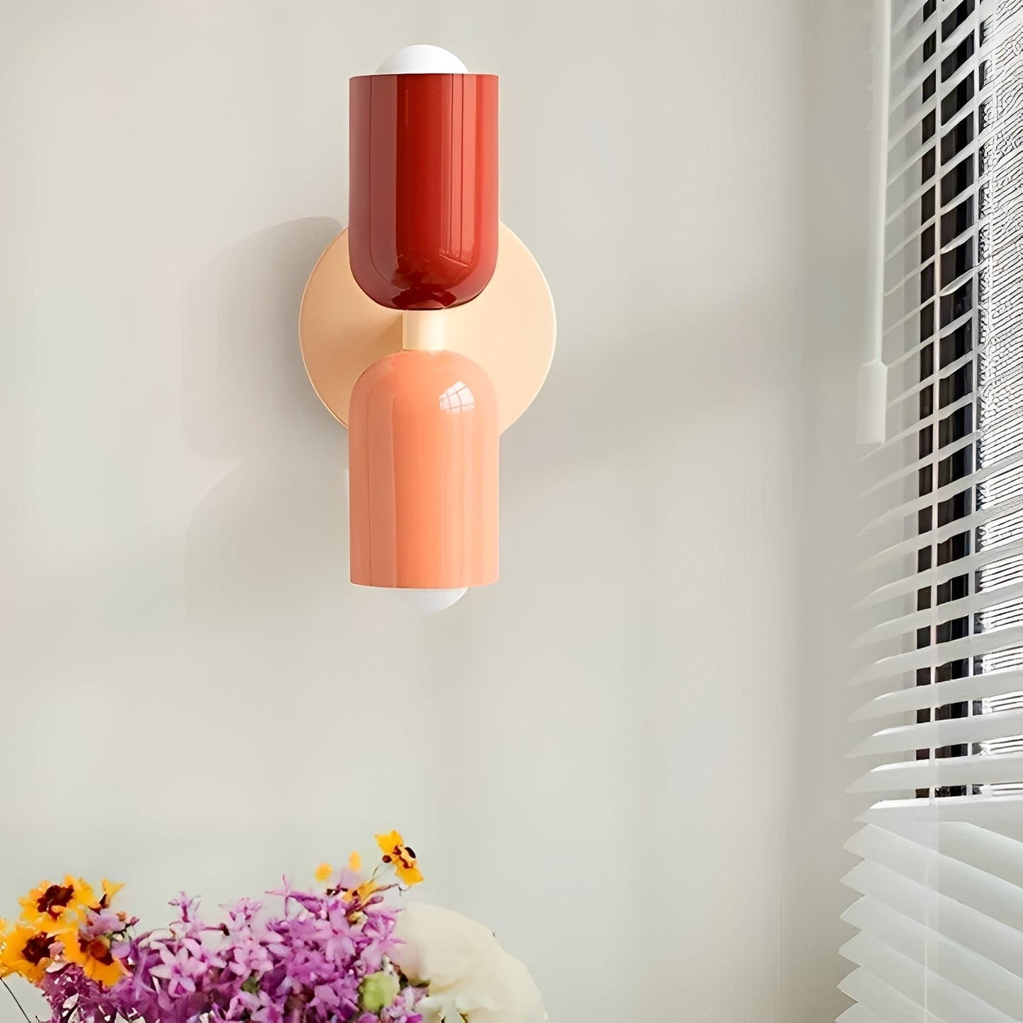 Damien – Moderne Doppelkopf-Tischlampe