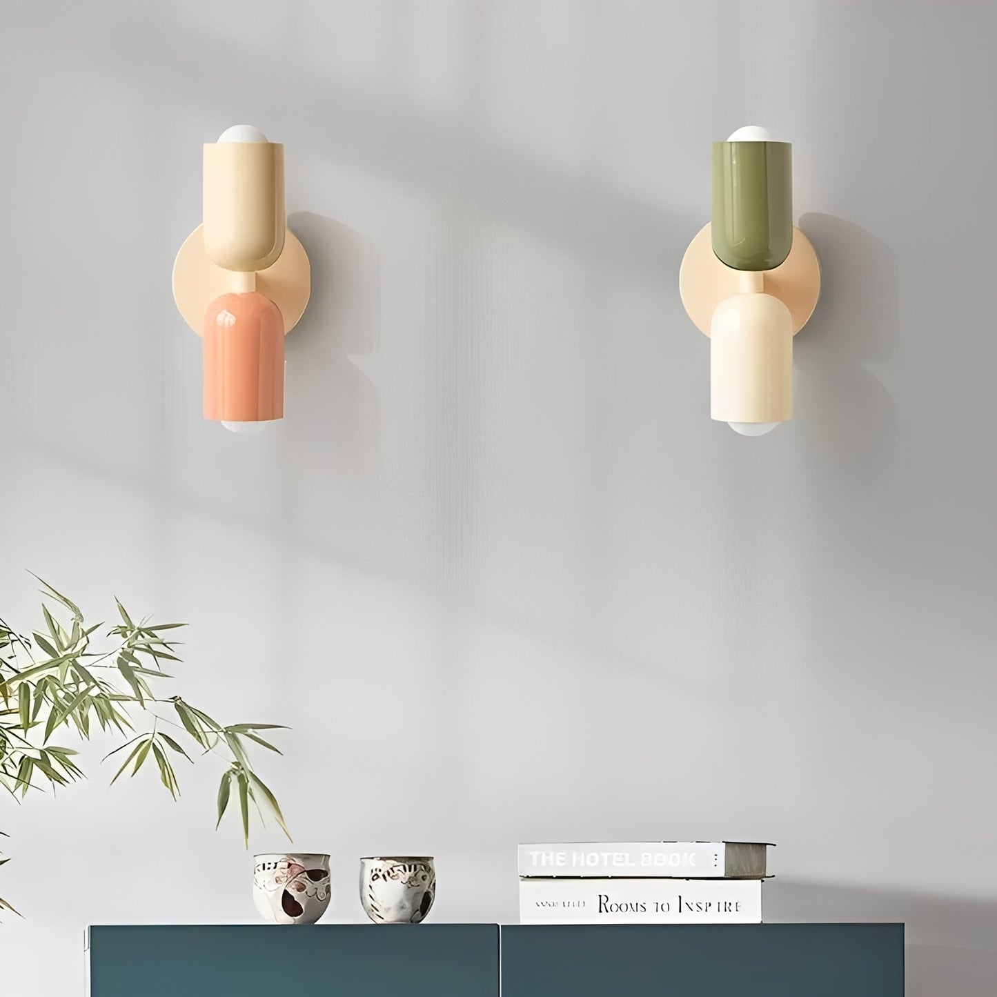 Damien – Moderne Doppelkopf-Tischlampe
