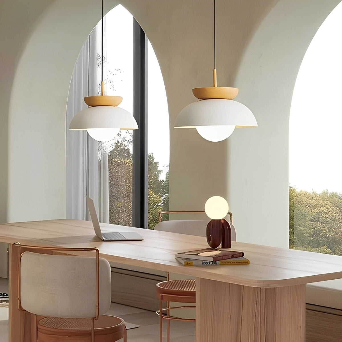 Haru – Moderne Deckenleuchte aus Eisen