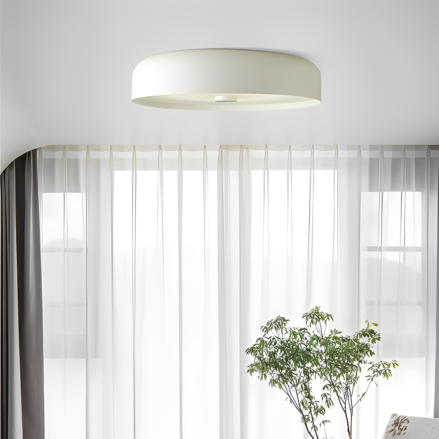 Tasha – Italienische Runde Minimalistische Deckenlampe