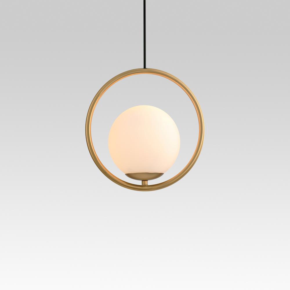 Bolzico – Schlichte Ball-Glas-Pendelleuchte