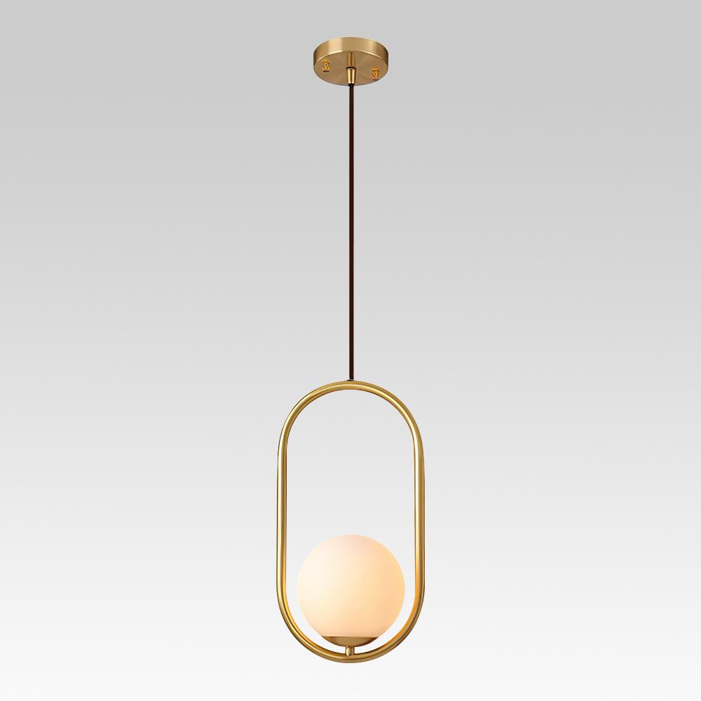 Bolzico – Schlichte Ball-Glas-Pendelleuchte