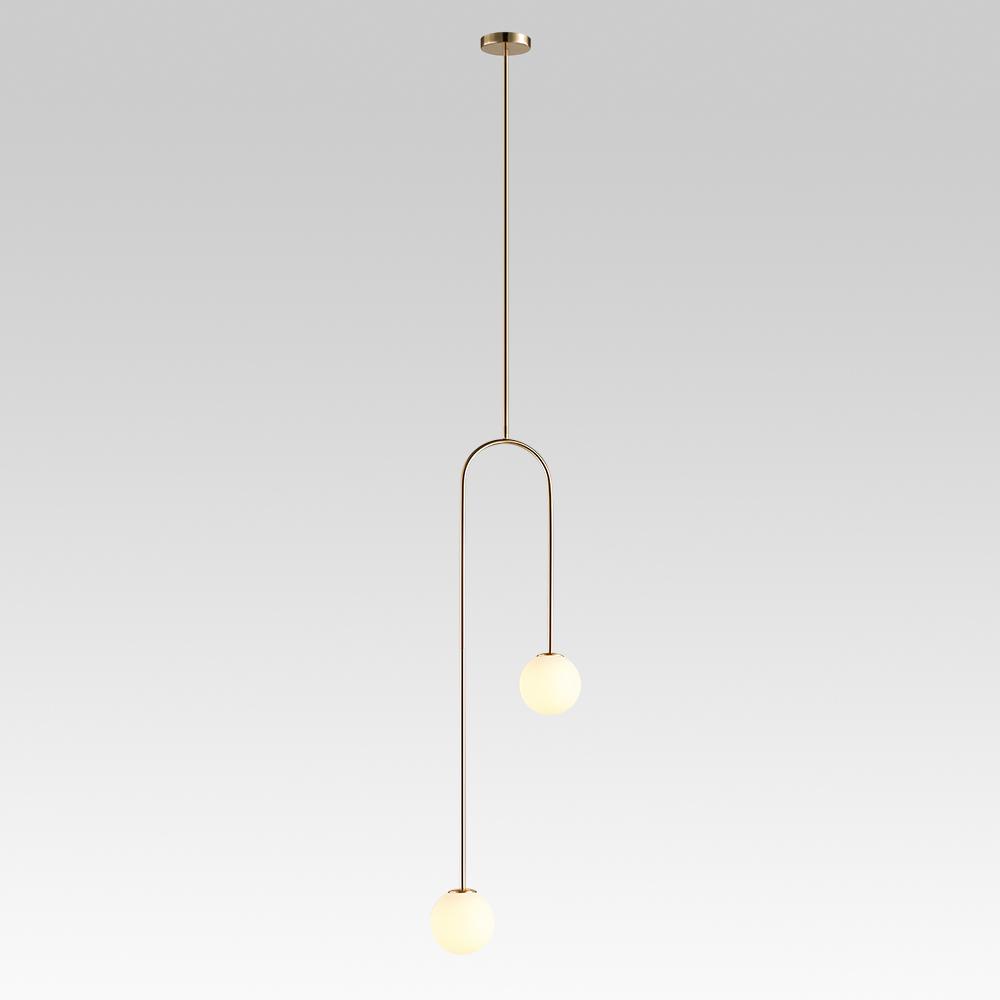 Harry – Minimalistische Glasball-Kerzenpendelleuchte