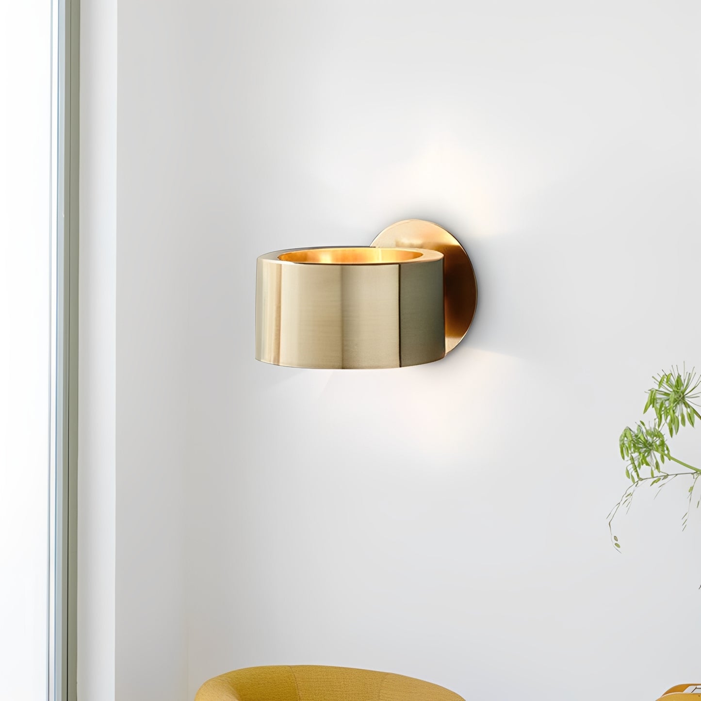 Kurapika – Moderne Goldene Wandlampe