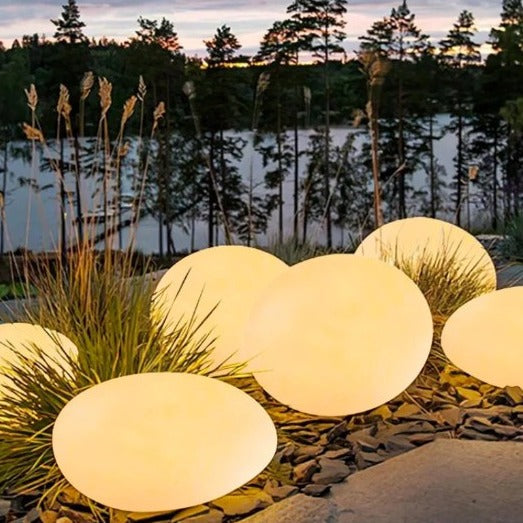 Nele – LED Gartenleuchte im Stein-Design