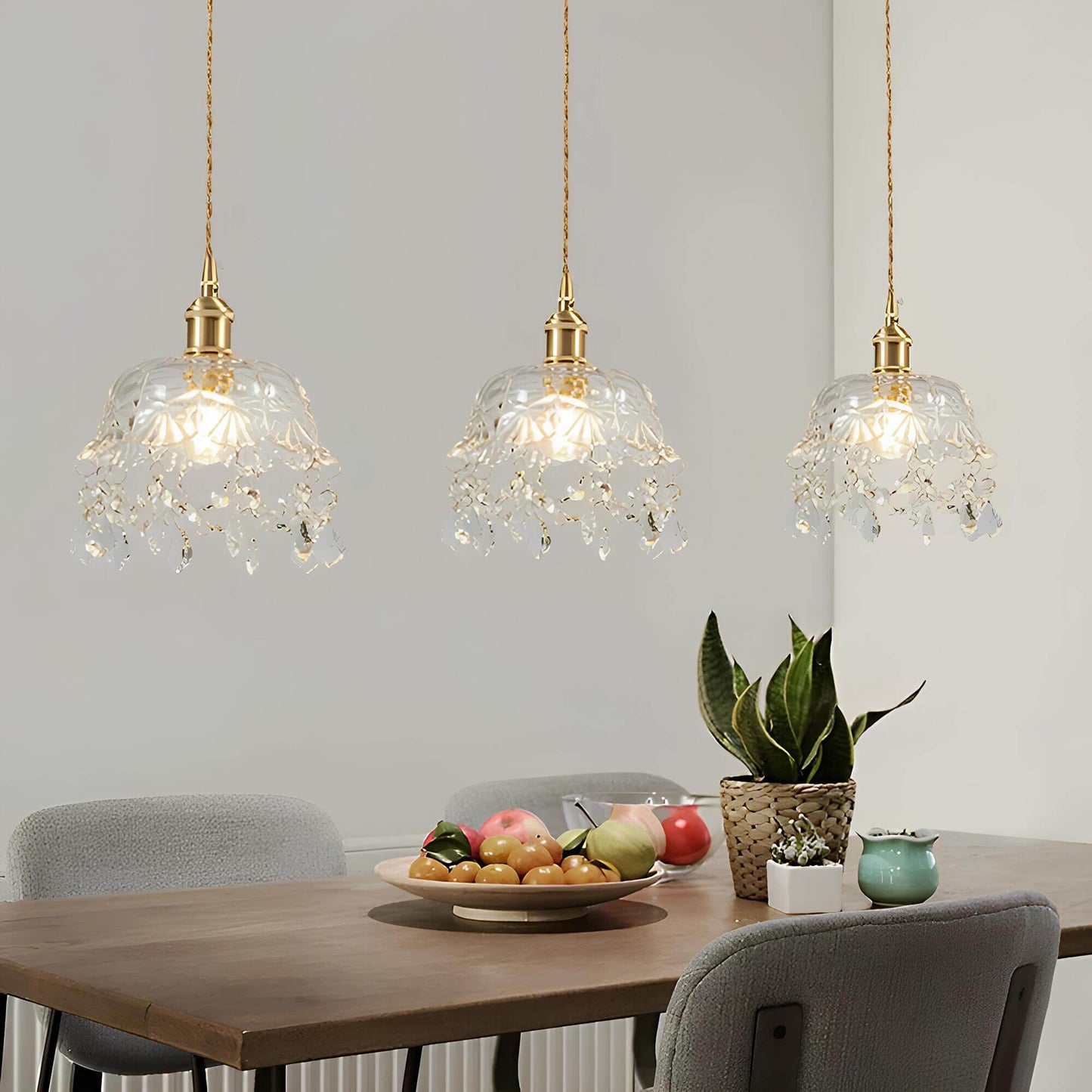 Prismelle – Minimalistische LED-Deckenleuchte aus Glas für stilvolle Wohnräume