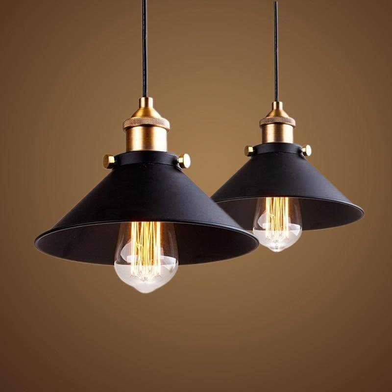 Hadria – Industrielle Retro Pendelleuchte Messing