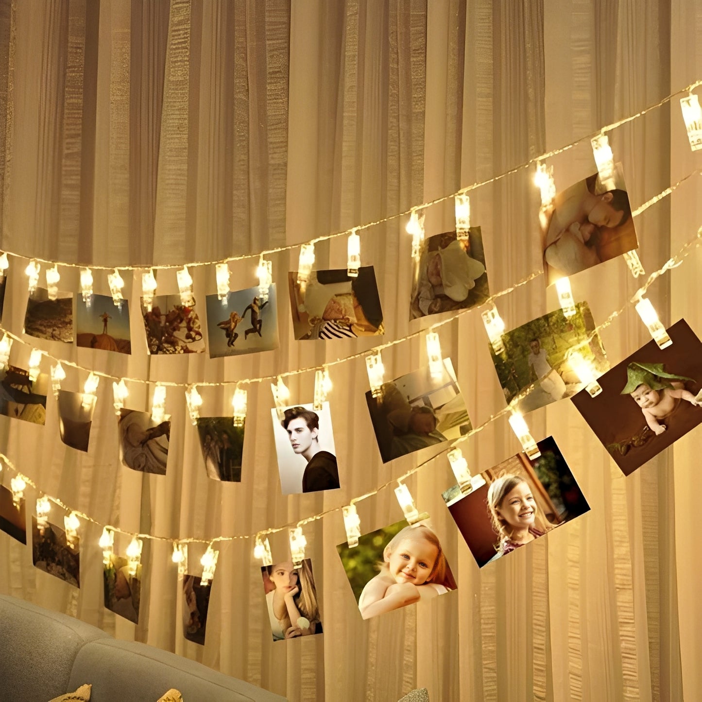 Lumi – LED Foto-Clip Lichterkette
