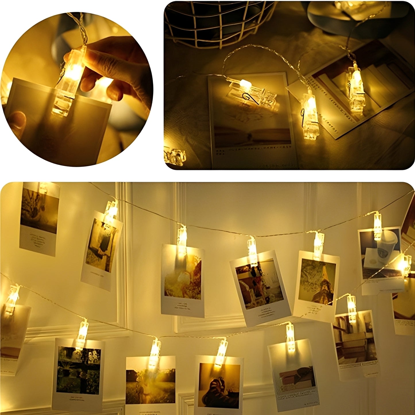 Lumi – LED Foto-Clip Lichterkette