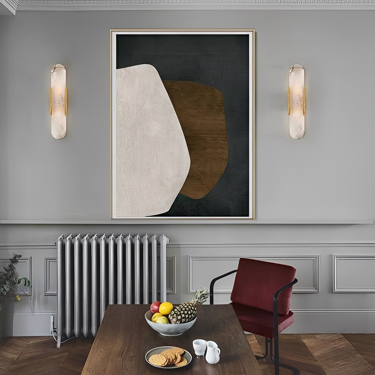 Theo – Elegante LED Stein Wandleuchte