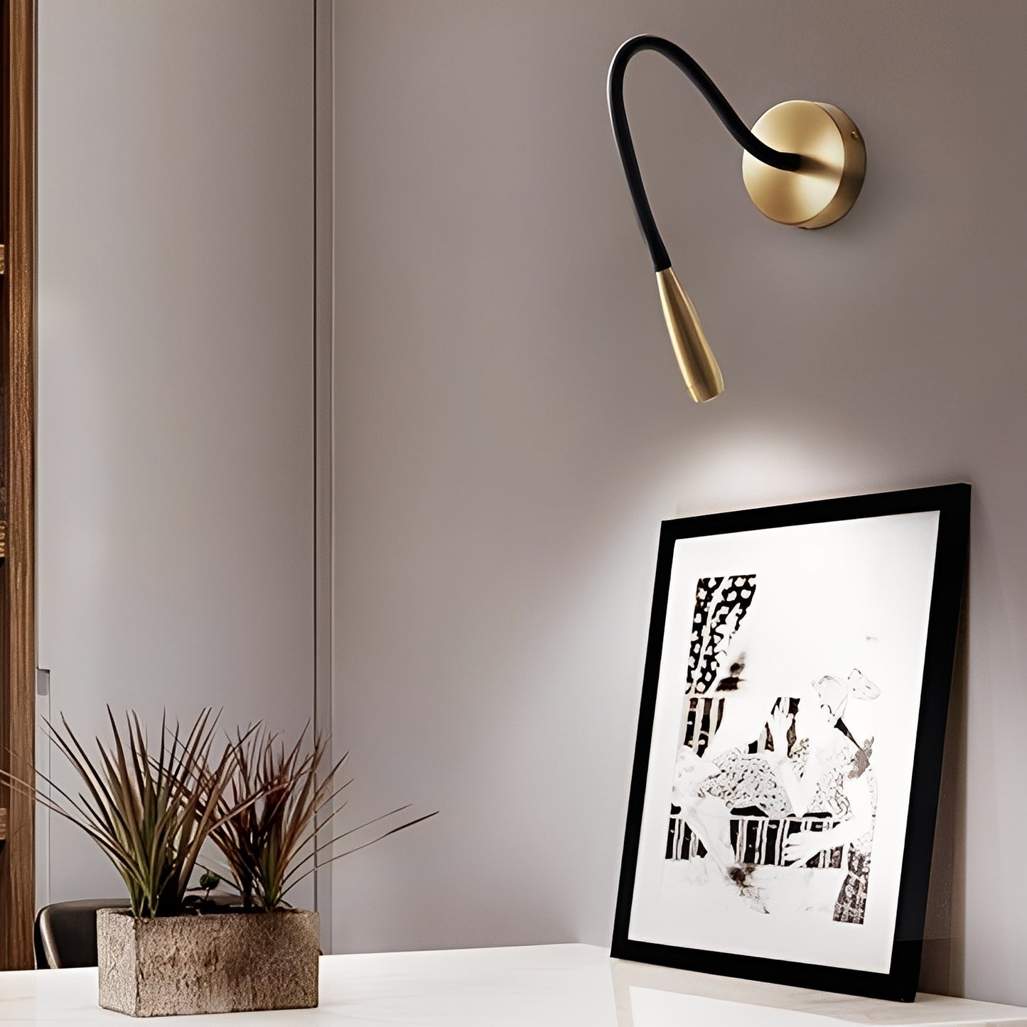 Isandro – Luxus Kupfer LED Leselampe