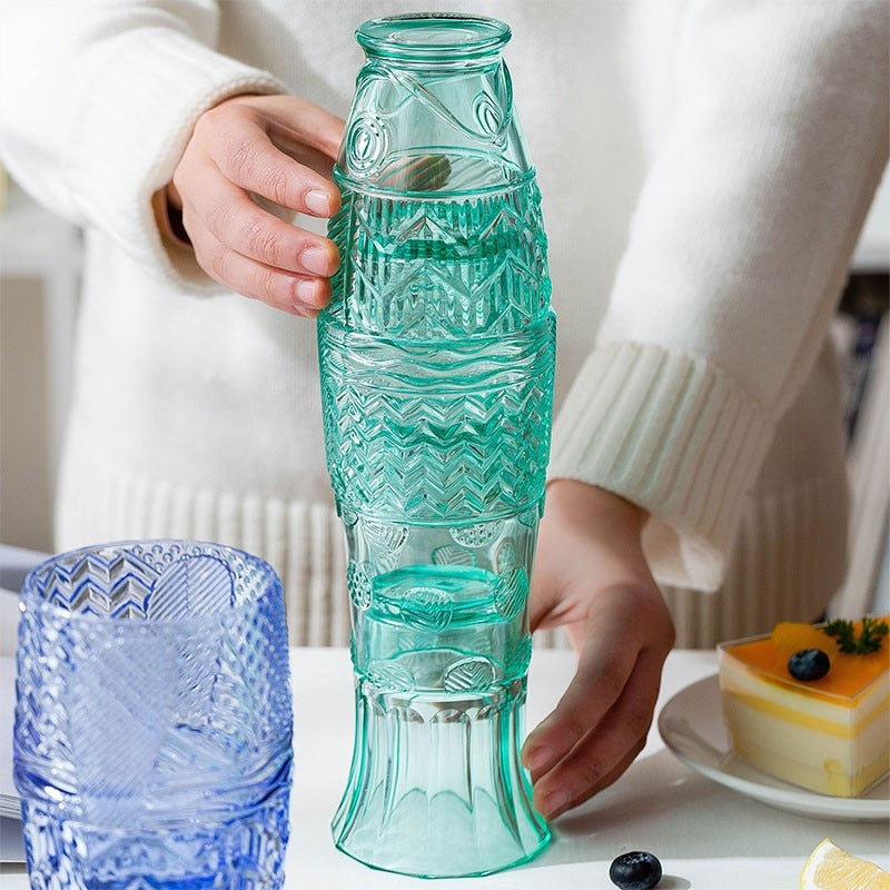 FishSip – Koi-Design-Gläser für farbenfrohen Trinkgenuss